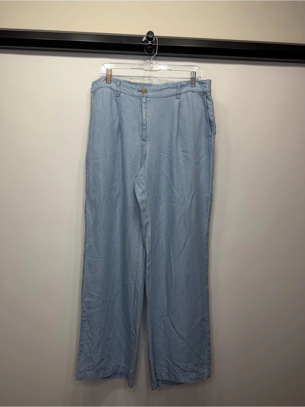 J. Jill Light Blue Wide-Leg Jeans - Picture 2 of 9